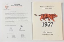 Princeton University Class of 1957 Directory 45th Reunion (2002) + Alumni Letter picture
