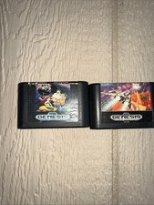 Lot of 2 Sega Genesis Games little mermaid, and Galaxy force two picture