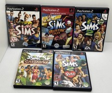 PS2 Playstation 2 The Sims, The Sims 2, The Sims Pets 2 & The Castaways Bustin’ picture