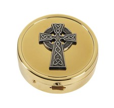 Christian Brands Religious, 3pc Celtic Cross PYX - 3/pk 2