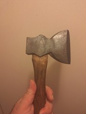 Vintage 1942 Craftsman double oval HEWING AXE Original Handle Axe -FREESHIPPING  picture