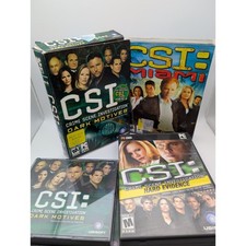 CSI MIAMI PC CD-ROM 3 Game Lot CRIME SOLVING, Miami Sealed New + Dark Motives picture