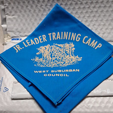 Boy Scouts Neckerchief Jr. Leader Training Camp West Suburban Council Scarf picture