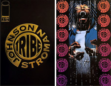 Tribe #1 x 2 and #2 Lot of 3 Image Comics 1993 Johnson Stroman Gold Foil picture