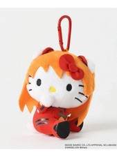 EVA x Sanrio Hello Kitty Toy Keychain Mascot Asuka Langley Japan Limited NEW picture