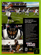 Microsoft Xbox NFL Fever 2003 Video Game Vintage Print Ad 2002 Football Gaming picture