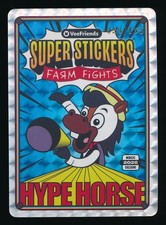 VeeFriends Super Stickers Farm Fights Hype Horse NSCC 2026 Exclusive /155 picture