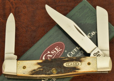 CASE XX USA 6 DOT 1994 BEAUTIFUL STAG STOCKMAN KNIFE 53032 SS NICE (36019) picture