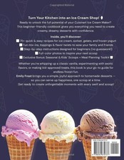 CUISINART ICE CREAM MAKER COOKBOOK FOR BEGINNERS 2026: 75+ Quick & Easy Recipes picture