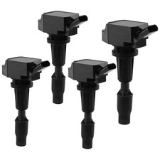 HQPASFY UF764 Ignition Coil Pack Set of 4 Compatible with Hyundai Sonata Santa T picture