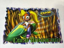 Vintage Crash Bandicoot sticker rare 1999 universal interactive studios picture