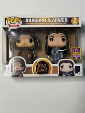 Funko Pop Lord of the Rings Aragorn & Arwen 2-Pack 2017 Summer Con Vaulted picture