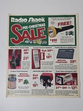 1989 Radio Shack Pre Christmas Catalog Tandy Computer Electronics 8 Pages picture