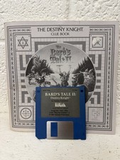 The Bard's Tale 2 II The Destiny Knight Amiga Video Game 3.5 Floppy w/Manual picture