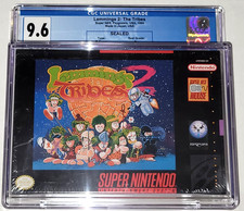 Lemmings 2 The Tribes CGC 9.6 Seal A+ Super Nintendo SNES 1994 New Sealed picture