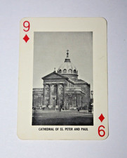 Cathedral of SS. Peter and Paul, Phila.,Pa. ~1960's Vintage Single Swap  Card picture
