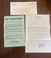 Signed Letter From Robert F Kennedy 5-10-1968 Candidate For Presidency Campaign picture