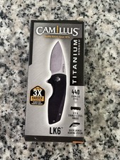Camillus LK6 Titanium Bonded Folding Pocketknife 440 Drop Point Frame Lock picture