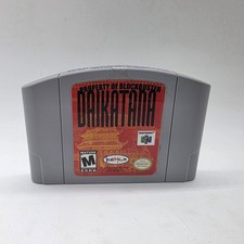 John Romero's Daikatana Nintendo 64 N64 Game Tested Authentic Blockbuster Rental picture