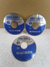 Gabriel Knight 3 Blood of the Sacred Damned PC CD Lot Games Collection Loose picture