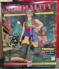 Normality CD Rom Game NOS Vintage Sealed PC 1996 Fast Shipping Fresh Out Of Case picture