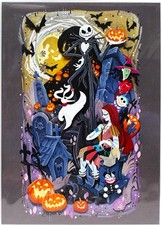 Disney WonderGround Gallery Postcard Dream A Little Nightmare Before Christmas picture