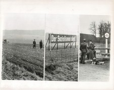 1959 East Germany West Zone Soldiers Sign Photo 8X10 picture
