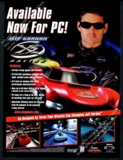 1999 Jeff Gordon photo Xs Racing ASC Games vintage print ad picture