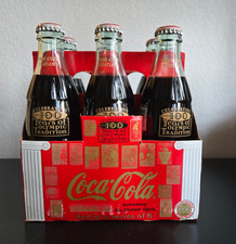 Vintage 1996:Coca Cola 6-Pack w/Case-Celebrating 100 Years Of Olympic Tradition picture