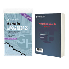25 Magazine Bags & Boards Acid-Free Archival Magazine Storage Protection Set picture