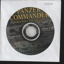 Panzer Commander WWII Tank Simulator PC Computer Used Sleeved Video Game picture