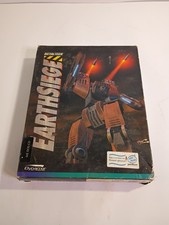 Metaltech Earthsiege Game and maual Big Box MS DOS PC Game Crystal Dynamix picture