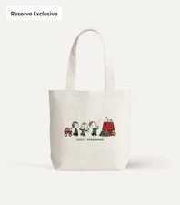 Starbucks SNOOPY Peanuts Tote Bag Presale Confirmed Order, RESERVE EXCLUSIVE NEW picture