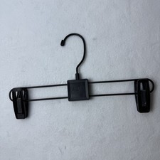 Nike 2000s Black Clothing Pants Hanger Display With Clips Y2K Advertising picture