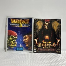 Vintage Warcraft 2 Battle.net Edition & DIABLO II INSTRUCTION ManualS Only picture