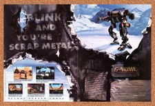 1997 G-Nome The Clash Of Man And Machine PC Original Advertisement / Promo v1 picture