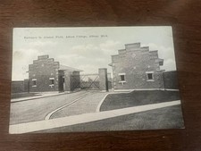 1907-20 Post Card Albion Michigan, Alumni Field, Albion College Entrance picture