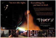 Thief II 2 Metal Age - PC Game - Vintage Original Print Ad/Poster Promo Art 2000 picture