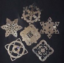 VTG MCM Mexican Cut Metal Architectural Appliques Hecho En Mexico (6) picture
