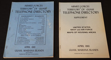 US Armed Forces Territory of Guam Telephone Directory & Supplement - April 1961 picture