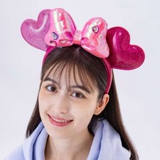 Tokyo Disney Pink Heart Ears Headband Minnie Pal-Palooza Funderland (Like New) picture