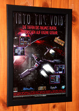 1996 Into the Void DOS  Vintage Promo Small Poster / Ad Page Framed picture
