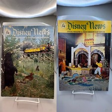 Disney News Magazines 30 Issues 1966-1974 Fair To Good Condition picture