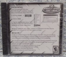 Video Game PC 18 Wheels of Steel Pedal to the Metal NEW Jewel No Back Insert picture
