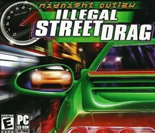 Midnight Outlaw Illegal Street Drag (Jewel Case) - PC - - Good - See conditi... picture