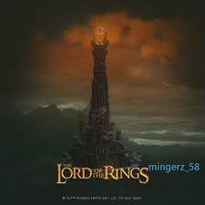The Lord of The Rings Barad-dur Dark Tower Scene Statue Collectible Ornament 1PC picture