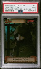 2016 Enterplay Legend of Zelda Twilight Princess Zelda Gold Foil G2 PSA 9 POP 25 picture