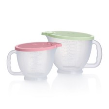 Tupperware Classic Mix-N-Store Plastic Pitcher Set with Lids (2 Count) picture