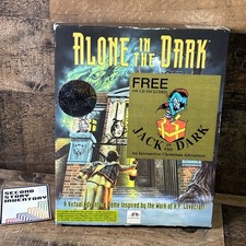 Alone in the Dark CD-ROM (PC, 1993)  PC Big Box and Jack In The Dark picture