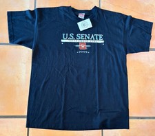 Vintage US SENATE Established 1789 2XL Blue T-Shirt Limited Edition Souvenir picture